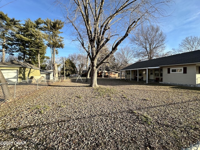 view of yard