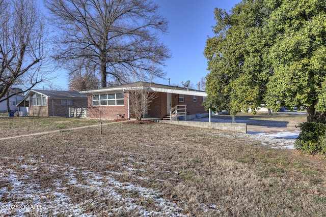 view of front of home