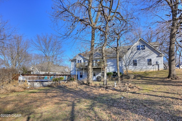 view of rear view of house