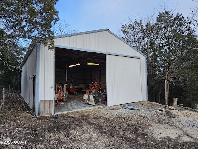 view of outbuilding