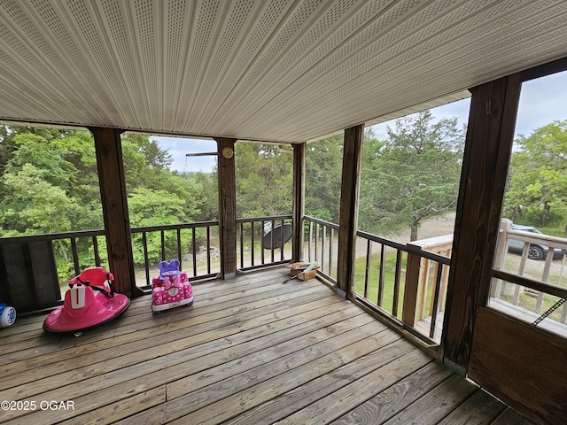 979 S Matherly Rd, Protem, MO 65733 - view of wooden deck