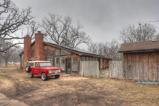 view of property exterior