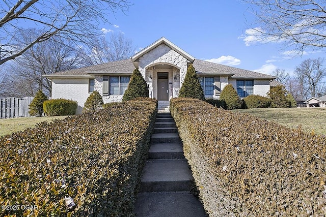 view of front of home