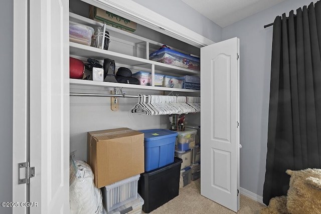 view of closet