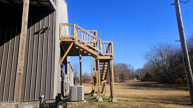 view of property exterior featuring cooling unit