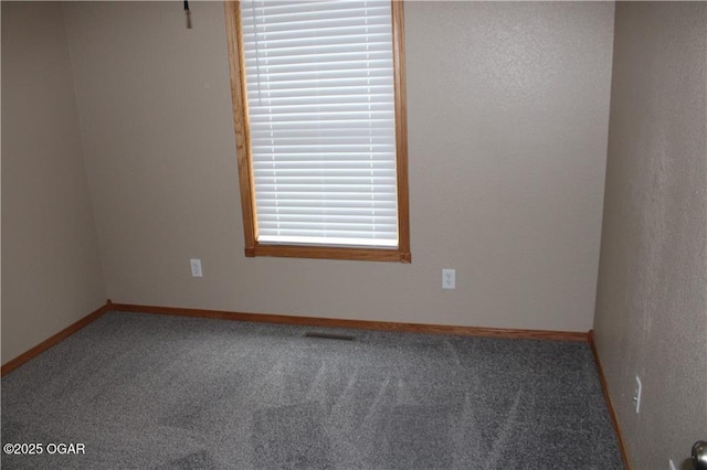 spare room featuring carpet