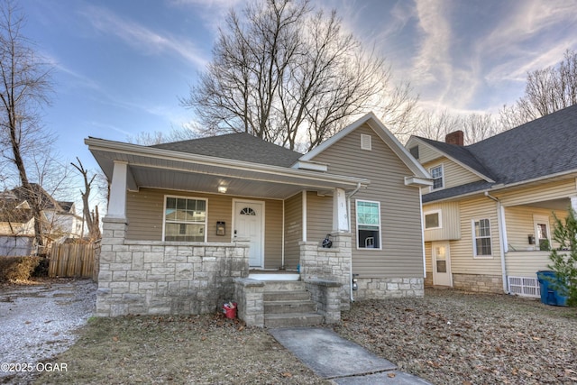 view of front of house featuring a porch