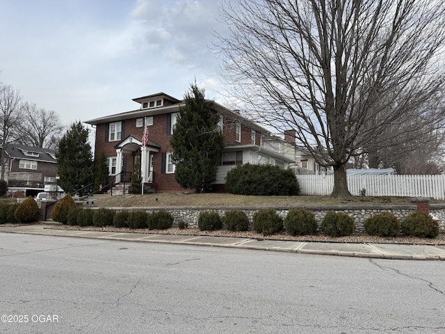 view of front of home