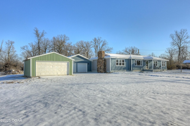 ranch-style house with a garage