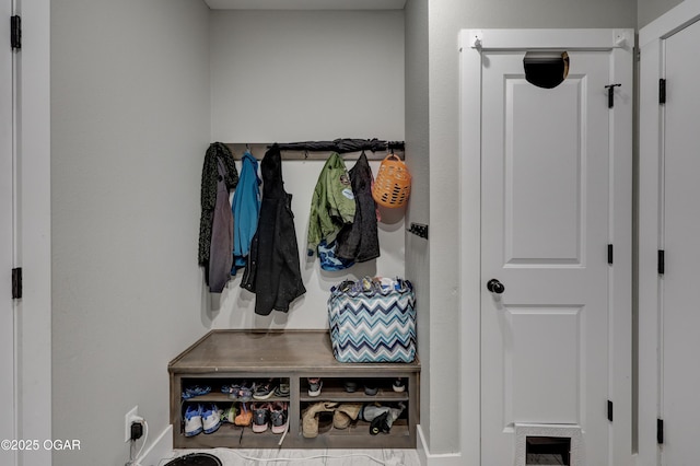 view of mudroom