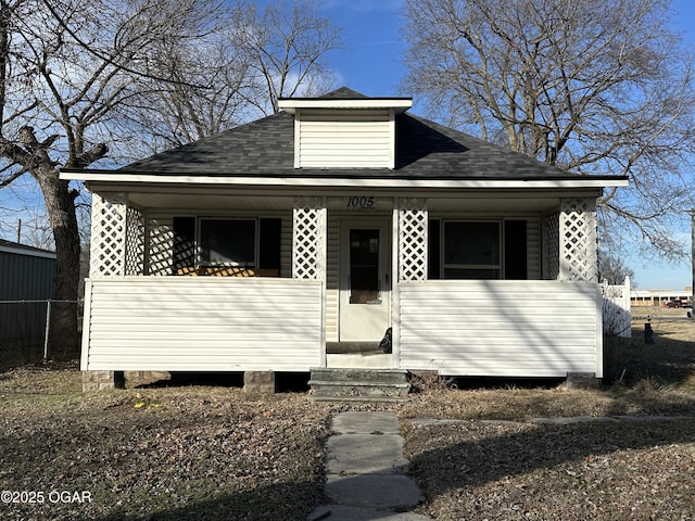 view of front of property