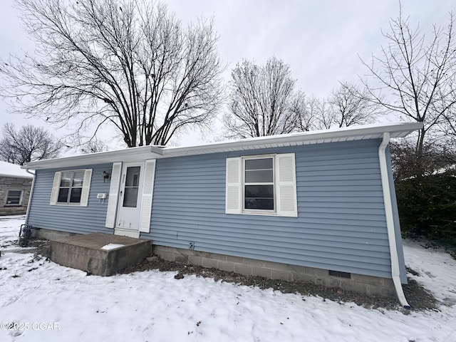 view of manufactured / mobile home