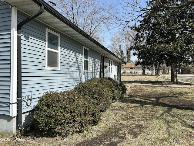 view of home's exterior