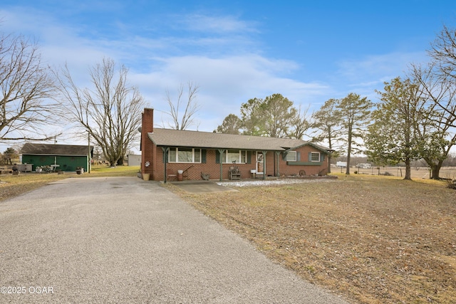 view of ranch-style house