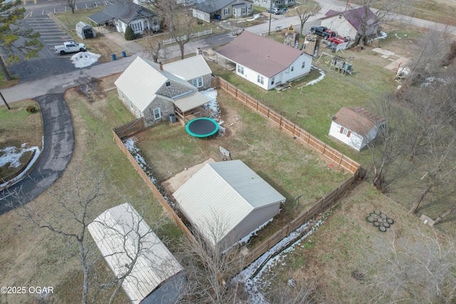 birds eye view of property featuring a residential view