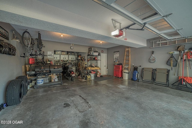 107 Oak Leaf Ter, Joplin, MO 64804 - garage featuring a workshop area and a garage door opener