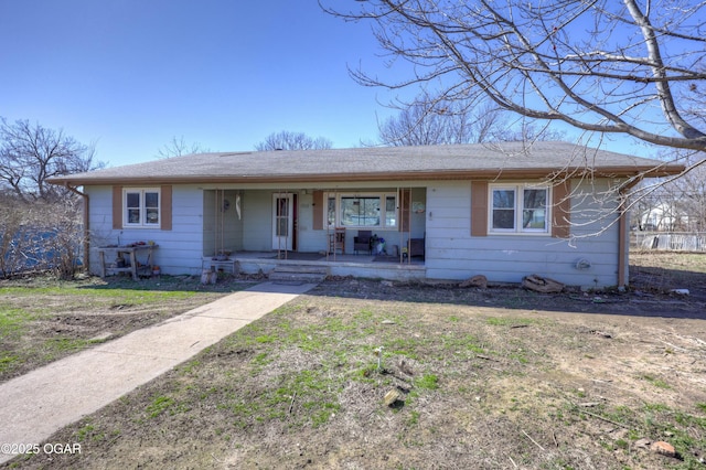 view of front of house featuring a porch