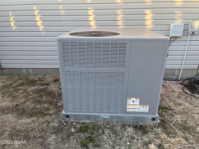 exterior details with central AC unit