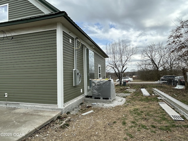 view of home's exterior