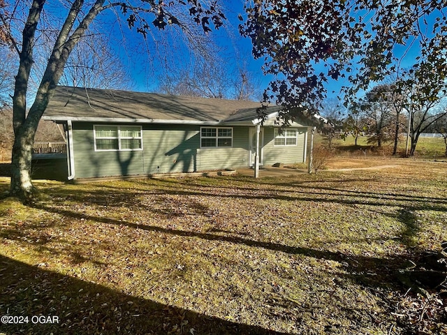 view of front of home