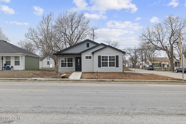 view of front of home featuring a residential view