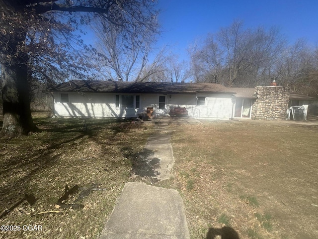 view of ranch-style home