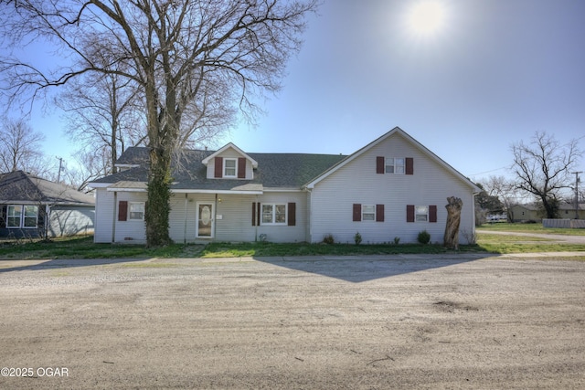 view of front of home