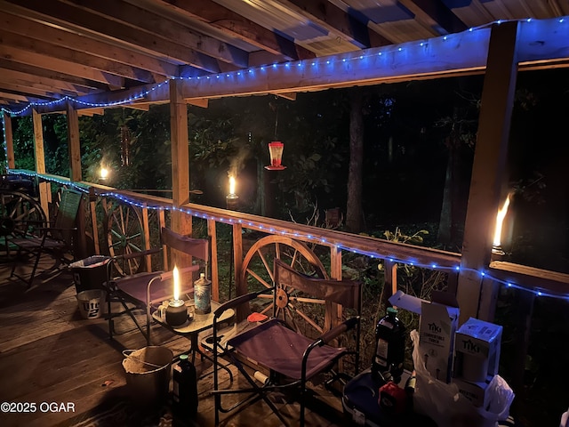 view of patio / terrace with a deck