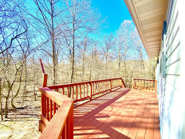 view of deck