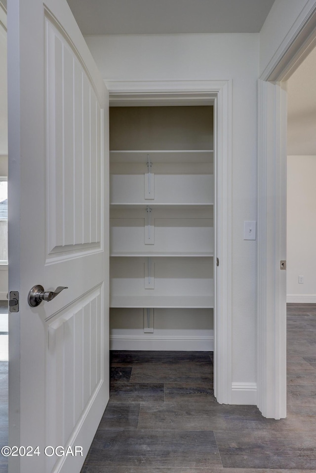 view of closet