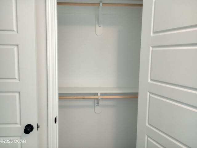 view of closet