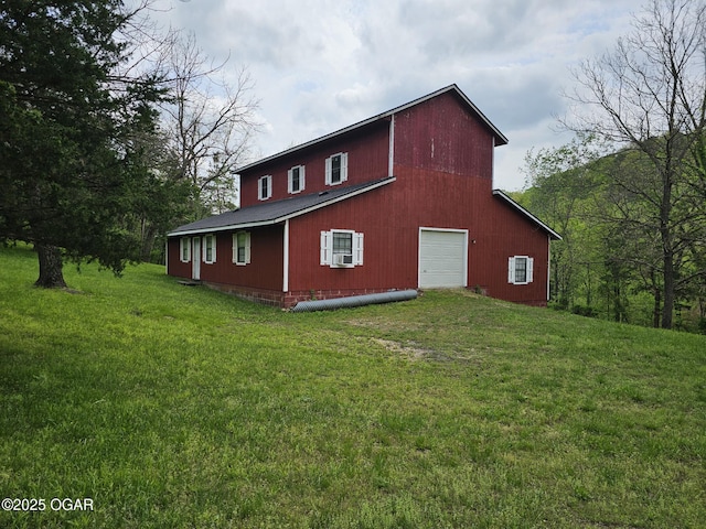 2332 Packet Hollow Rd, Pineville, MO 64856 - exterior space with a lawn, a barn, and an outdoor structure