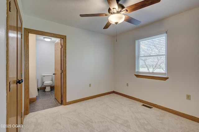 24600 State Highway 96, Webb City, MO 64870 - unfurnished bedroom with carpet, visible vents, and baseboards