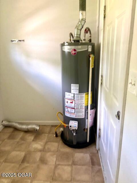 1530 S Oronogo St, Webb City, MO 64870 - utilities with gas water heater