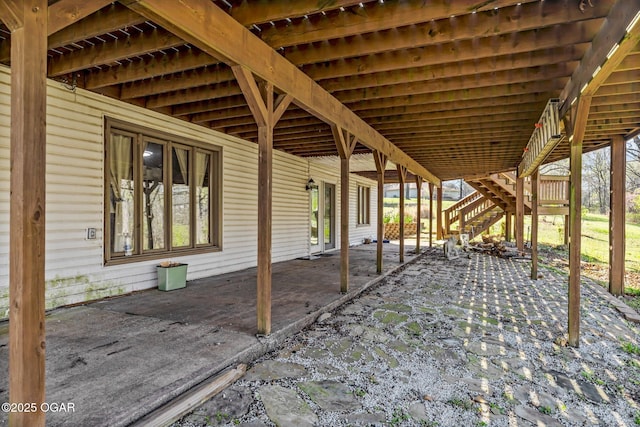 4427 Edgewood Cir, Loma Linda, MO 64804 - view of patio / terrace with stairway