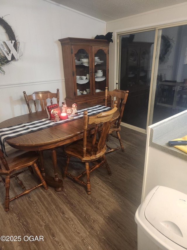 dining room featuring wood finished floors