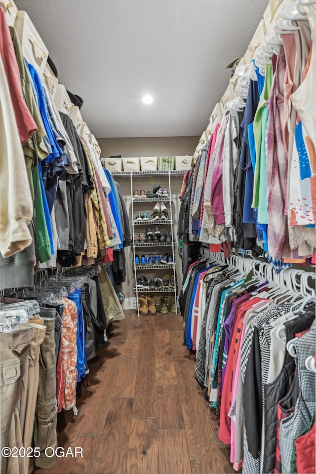 1624 Liam St, Carthage, MO 64836 - spacious closet featuring wood finished floors