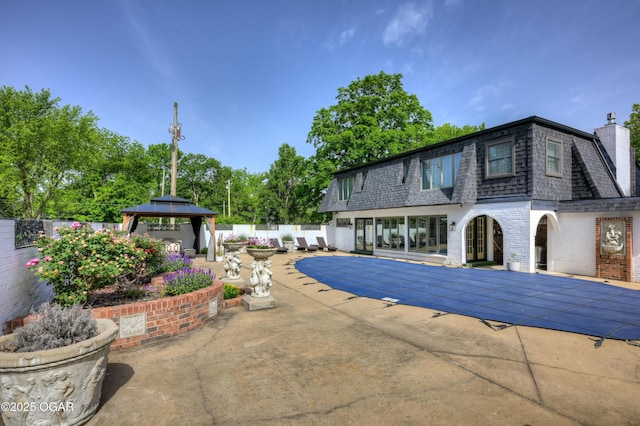 606 Meadowmere Dr, Webb City, MO 64870 - view of pool with a gazebo and a patio