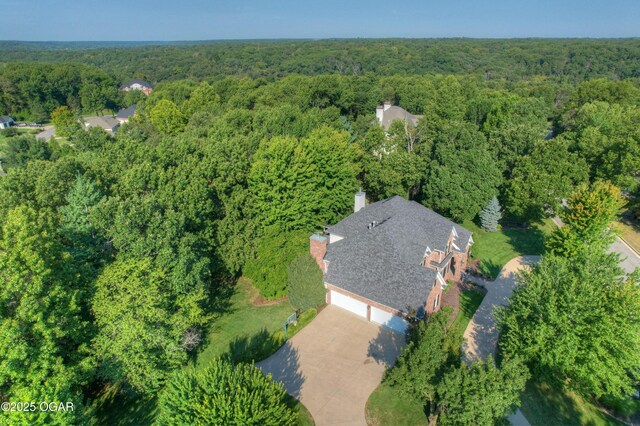1000 Oakmont Dr, Joplin, MO 64804 - birds eye view of property with a view of trees