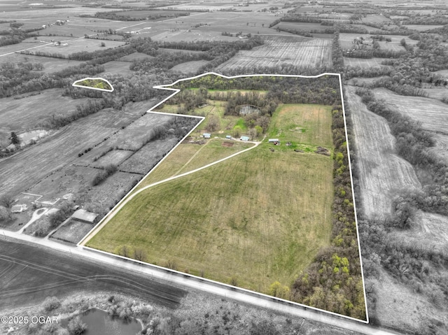 241 SE 40th Rd, Lamar, MO 64759 - bird's eye view with a rural view