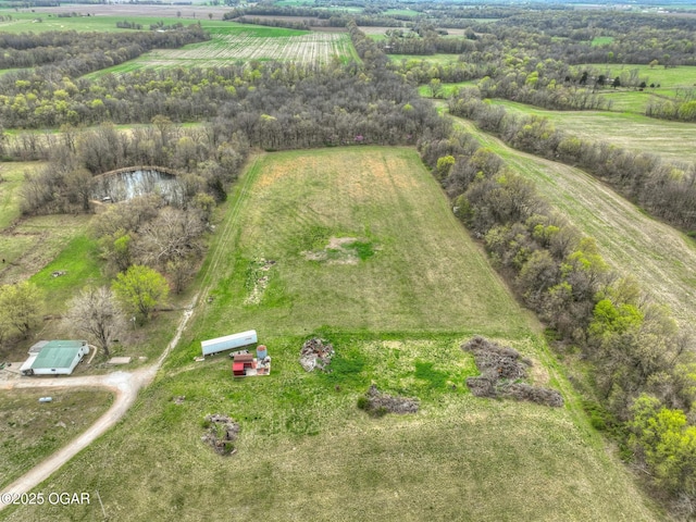 241 SE 40th Rd, Lamar, MO 64759 - bird's eye view featuring a rural view