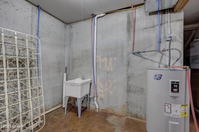 utilities featuring water heater