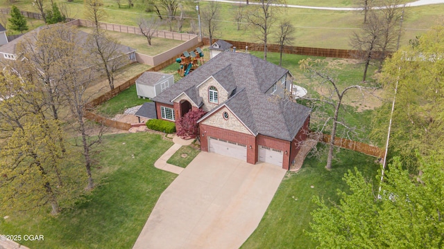 aerial view