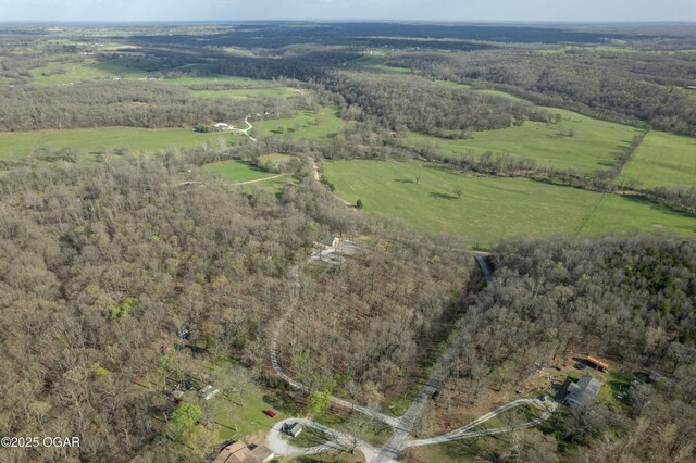 17881 Goldfinch Rd, Neosho, MO 64850 - aerial view with a view of trees and a rural view