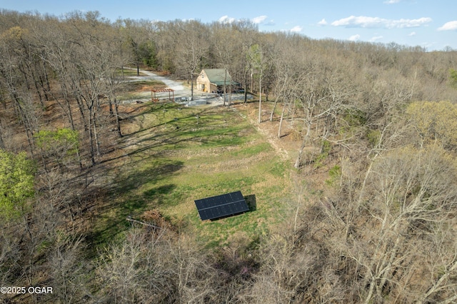 17881 Goldfinch Rd, Neosho, MO 64850 - birds eye view of property featuring a forest view and a rural view