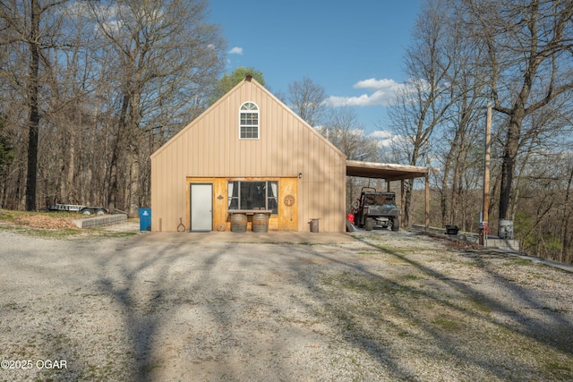 17881 Goldfinch Rd, Neosho, MO 64850 - view of outdoor structure with gravel driveway