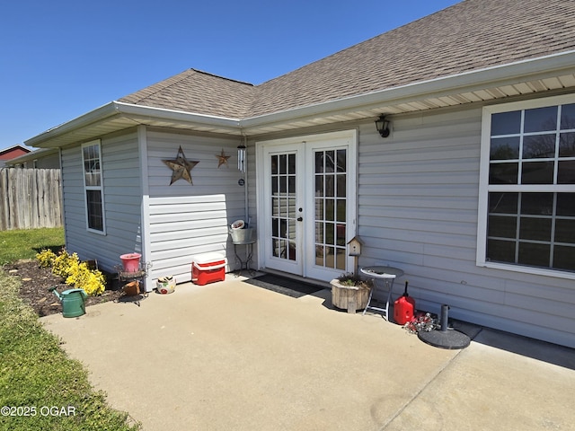 2798 Neosho Heights Ave, Neosho, MO 64850 - view of patio / terrace with french doors and fence