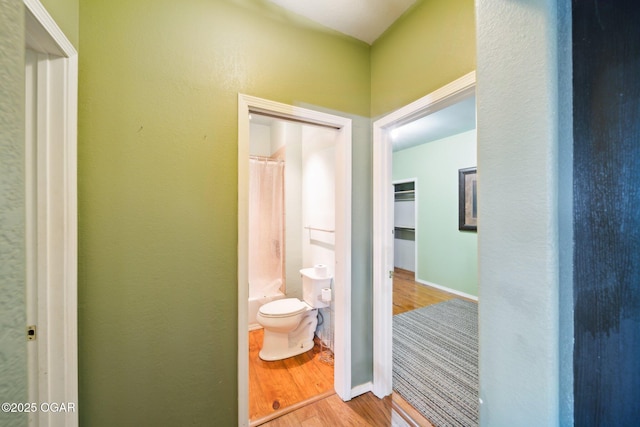 24336 S Hilltop Dr, Afton, OK 74331 - hallway with light wood-style flooring