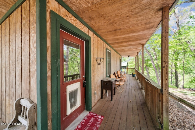 24336 S Hilltop Dr, Afton, OK 74331 - wooden terrace featuring heating unit
