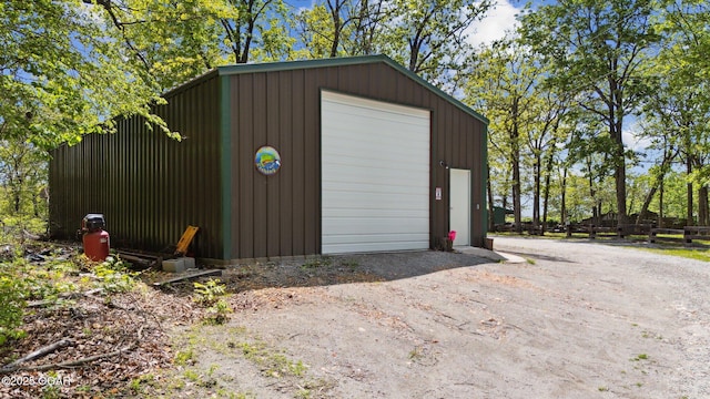24336 S Hilltop Dr, Afton, OK 74331 - view of outdoor structure featuring an outbuilding and dirt driveway